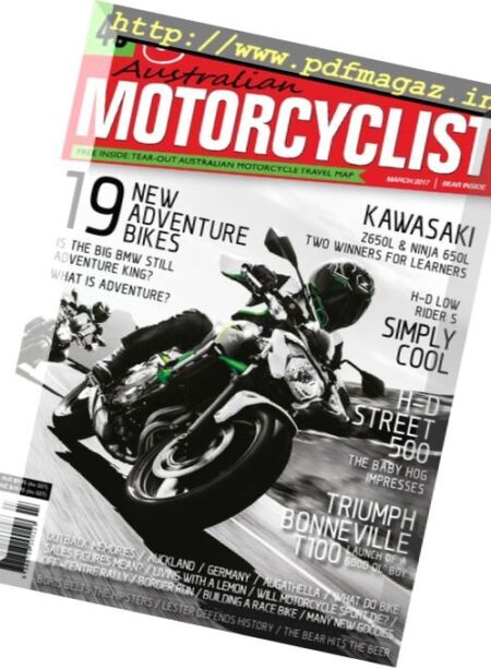 Australian Motorcyclist – March 2017 Cover