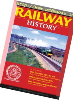 Australian Railway History – April 2017