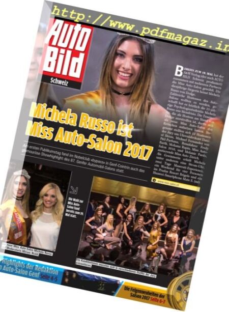 Auto Bild Schweiz – 17 Marz 2017 Cover