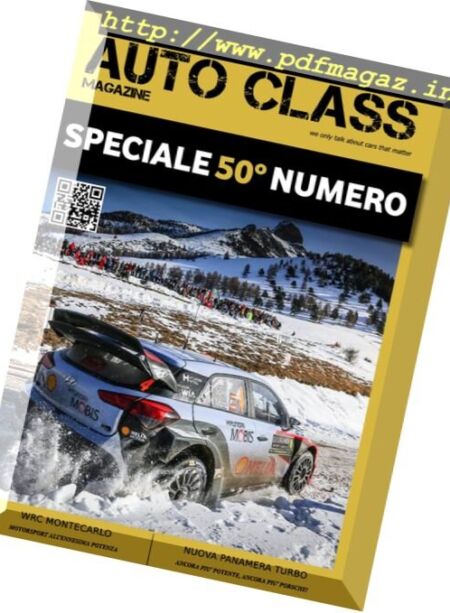Auto Class Magazine – Febbraio 2017 (Edizione Italiano) Cover