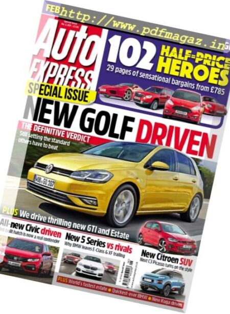 Auto Express – 8-28 February 2017 Cover