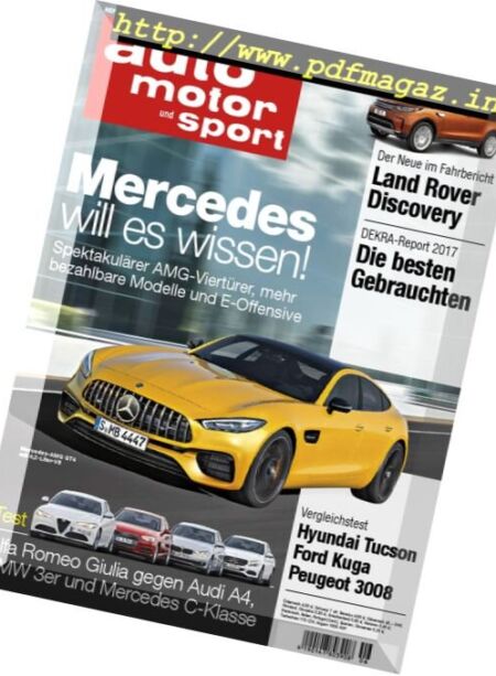 Auto Motor und Sport – 2 Marz 2017 Cover