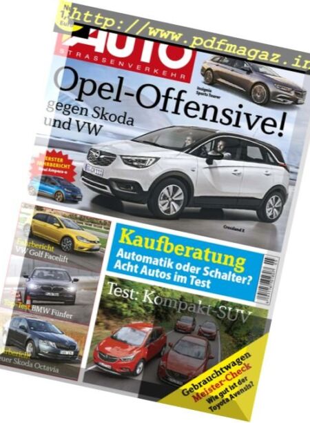 Auto Strassenverkehr – 8 Februar 2017 Cover