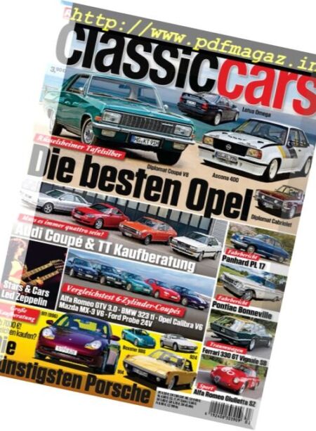 Auto Zeitung Classic Cars – Nr.3, 2017 Cover