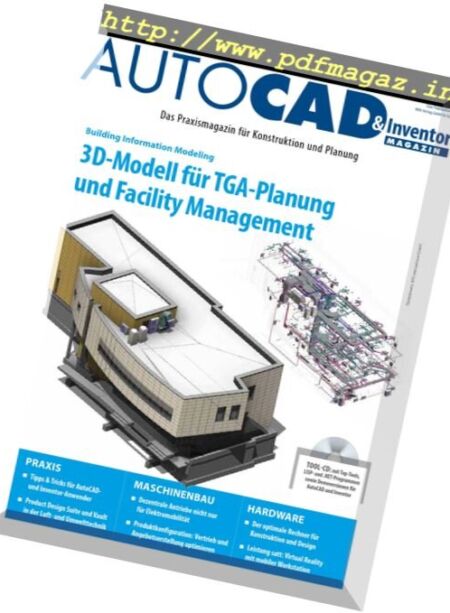 Autocad & Inventor Magazin – Februar-Marz 2017 Cover