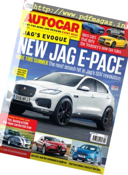 Autocar UK – 1 March 2017 Cover