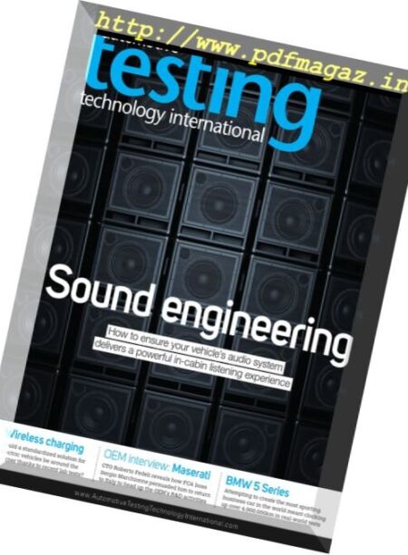 Automotive Testing Technology International – March 2017 Cover
