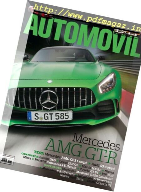 Automovil Spain – Marzo 2017 Cover