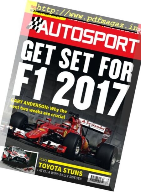 Autosport – 16 February 2017 Cover