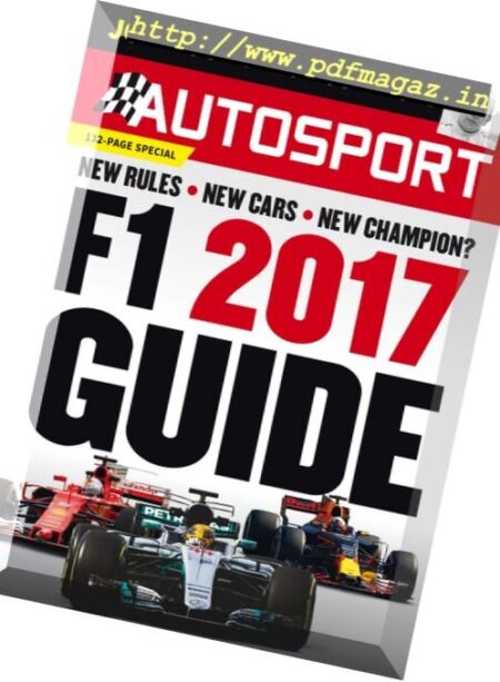 Autosport – 16 March 2017 Cover