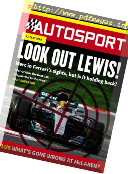 Autosport – 9 March 2017 Cover