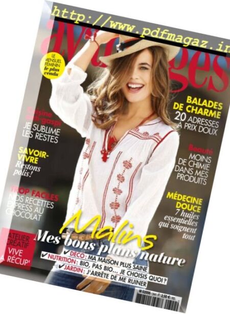 Avantages – Mai 2017 Cover