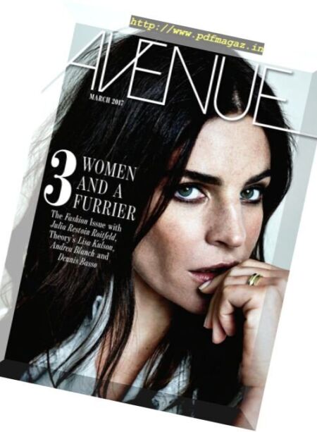 Avenue – March 2017 Cover