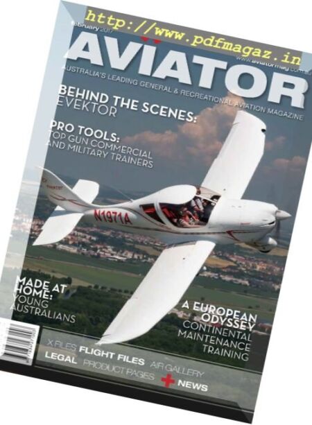 Aviator – February 2017 Cover