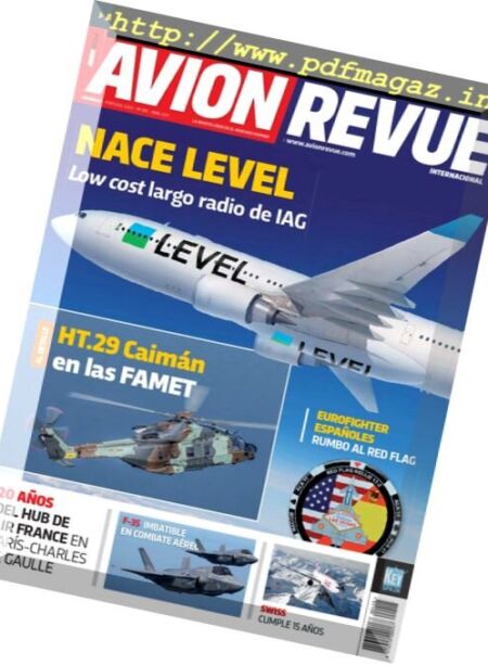 Avion Revue Spain – Abril 2017 Cover