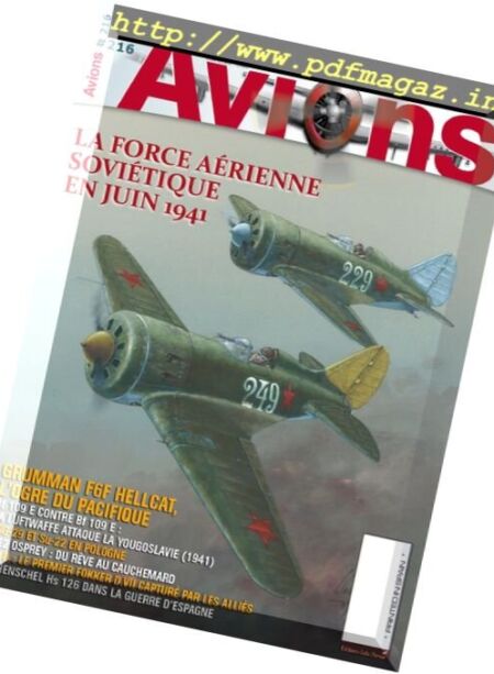 Avions – Mars-Avril 2017 Cover