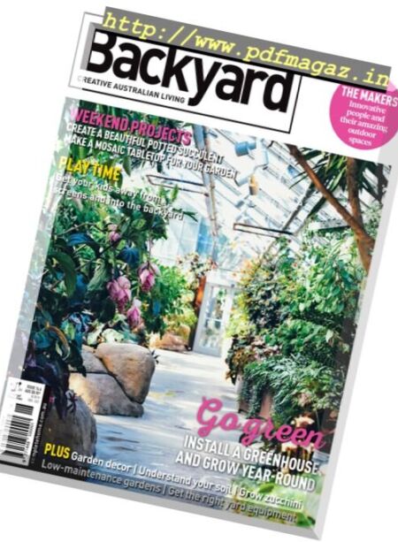Backyard – Issue 14.6, 2017 Cover