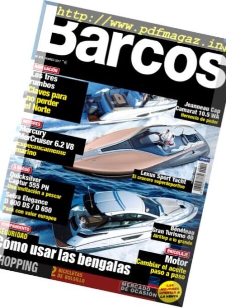 Barcos a Motor – Marzo 2017 Cover