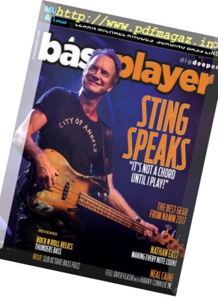 Bass Player – April 2017 Cover