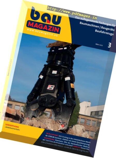 Baumagazin – Marz 2017 Cover