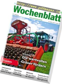 Bayerisches Landwirtschaftliches Wochenblatt – 10 Marz 2017