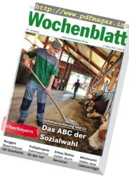 Bayerisches Landwirtschaftliches Wochenblatt – 3 Marz 2017