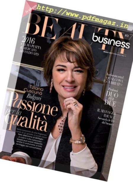 Beauty Business – Marzo 2017 Cover