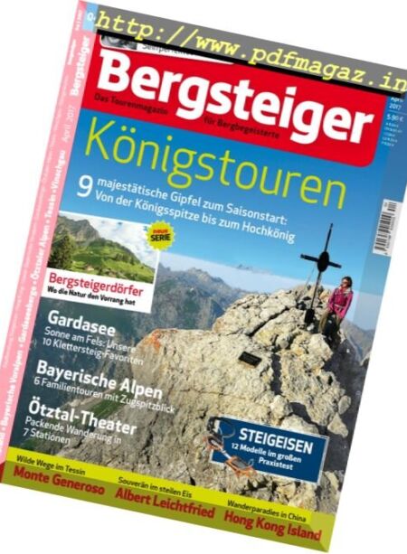 Bergsteiger – April 2017 Cover