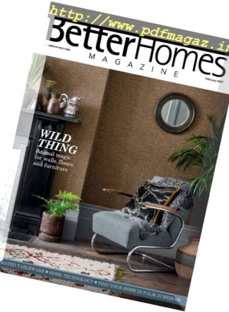 Better Homes – February 2017 Cover