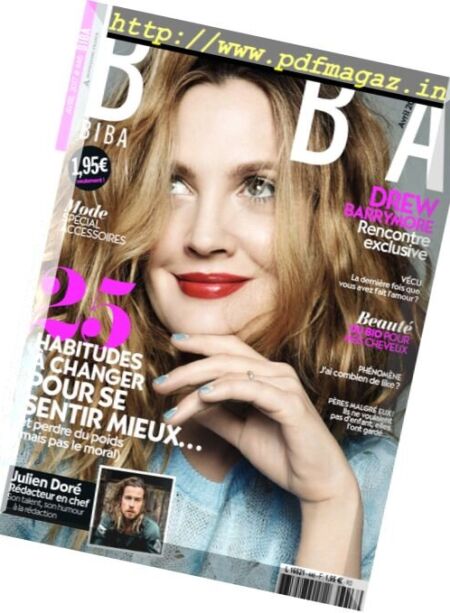 Biba – Avril 2017 Cover