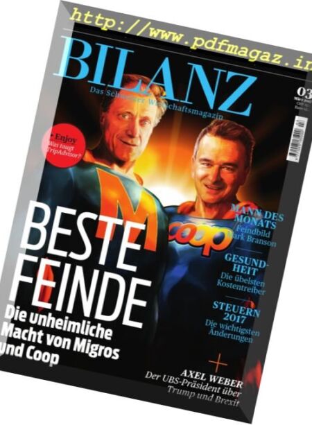Bilanz – Marz 2017 Cover