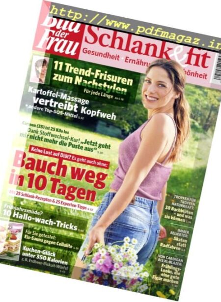 Bild der Frau Schlank & fit – April-Mai 2017 Cover