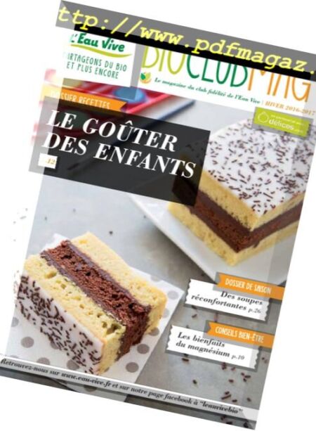 Bioclub’Mag – Hiver 2016-2017 Cover