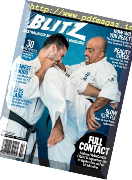 Blitz Martial Arts – April – May 2017 Cover
