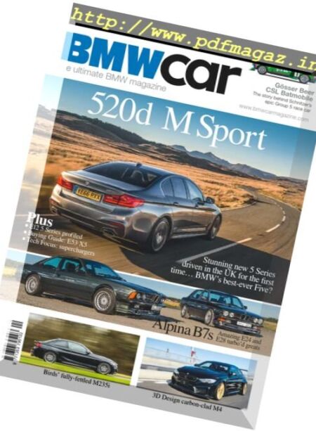 BMW Car – April 2017 Cover