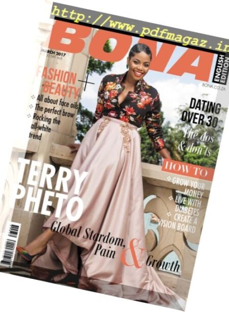 Bona – March 2017 Cover