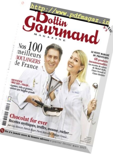 Bottin Gourmand – Janvier-Mars 2015 Cover