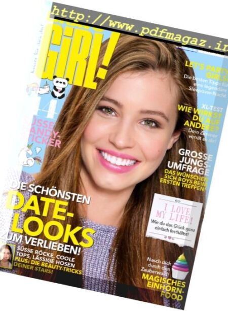 Bravo Girl! – 25 Januar 2017 Cover