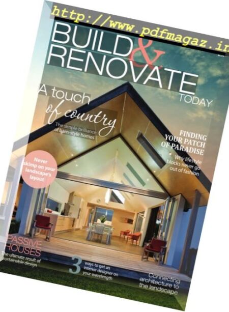Build & Renovate Today – Issue 15, 2017 Cover