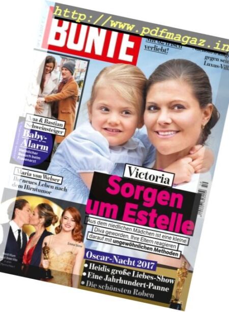 Bunte – 2 Marz 2017 Cover