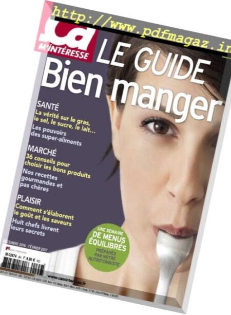 Ca M’Interesse – Hors-Serie Le Guide – Decembre 2016 – Fevrier 2017 Cover
