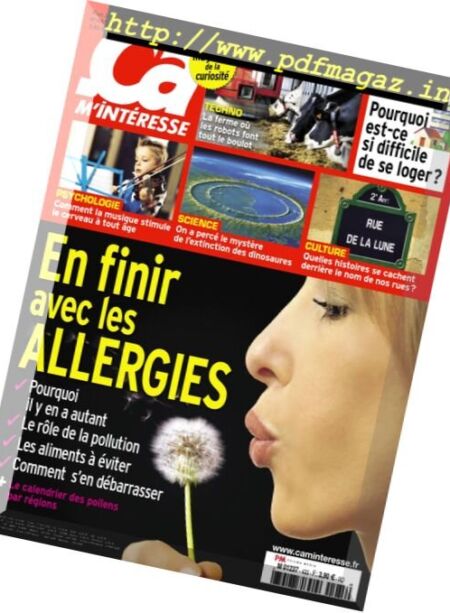 Ca M’Interesse – Mars 2017 Cover