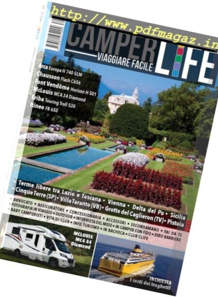 Camper Life – Aprile 2017 Cover