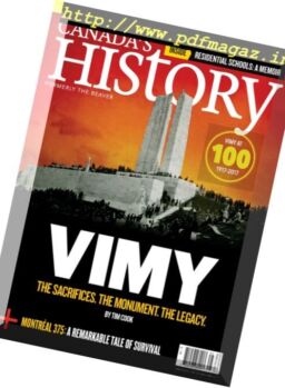 Canada’s History – April-May 2017