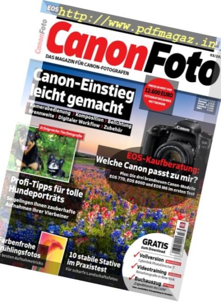 CanonFoto – Nr.3, 2017 Cover
