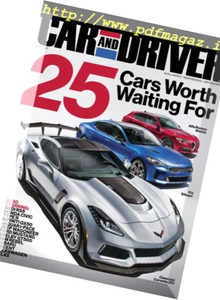 Car and Driver USA – April 2017 Cover
