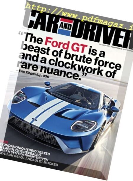 Car and Driver USA – May 2017 Cover
