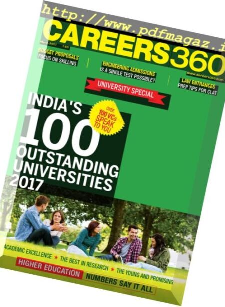 Careers 360 – March 2017 Cover