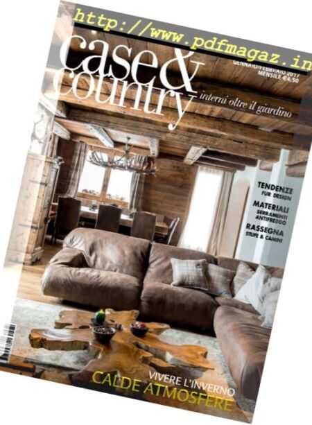 Case & Country – Gennaio-Febbraio 2017 Cover