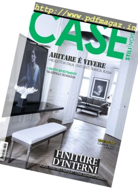 Case & Stili – Febbraio-Marzo 2017 Cover
